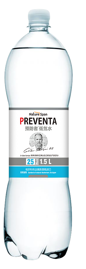 PREVENTA®预防者™低氘水 25 ppm 1.5 L 产品